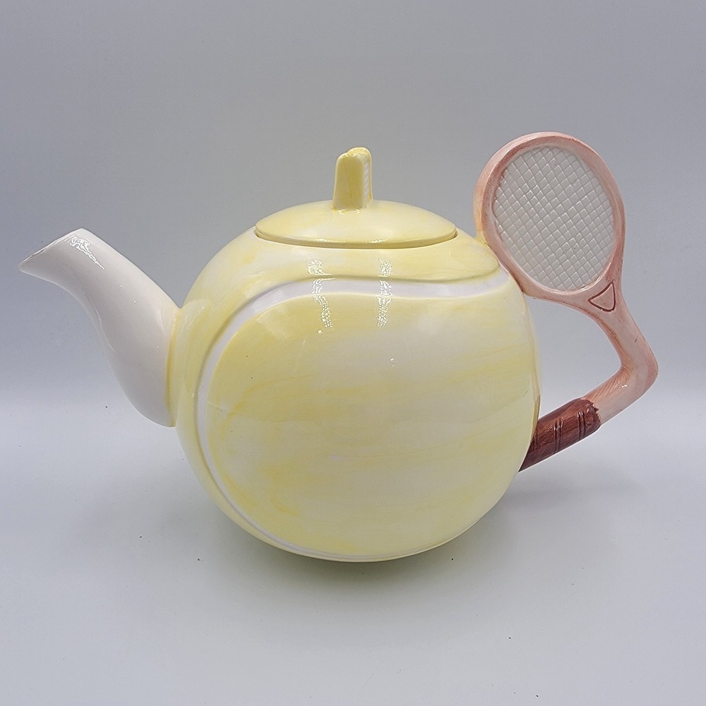 Vintage Seymour Mann It's Your Serve Tennis Ball Teapot 1984